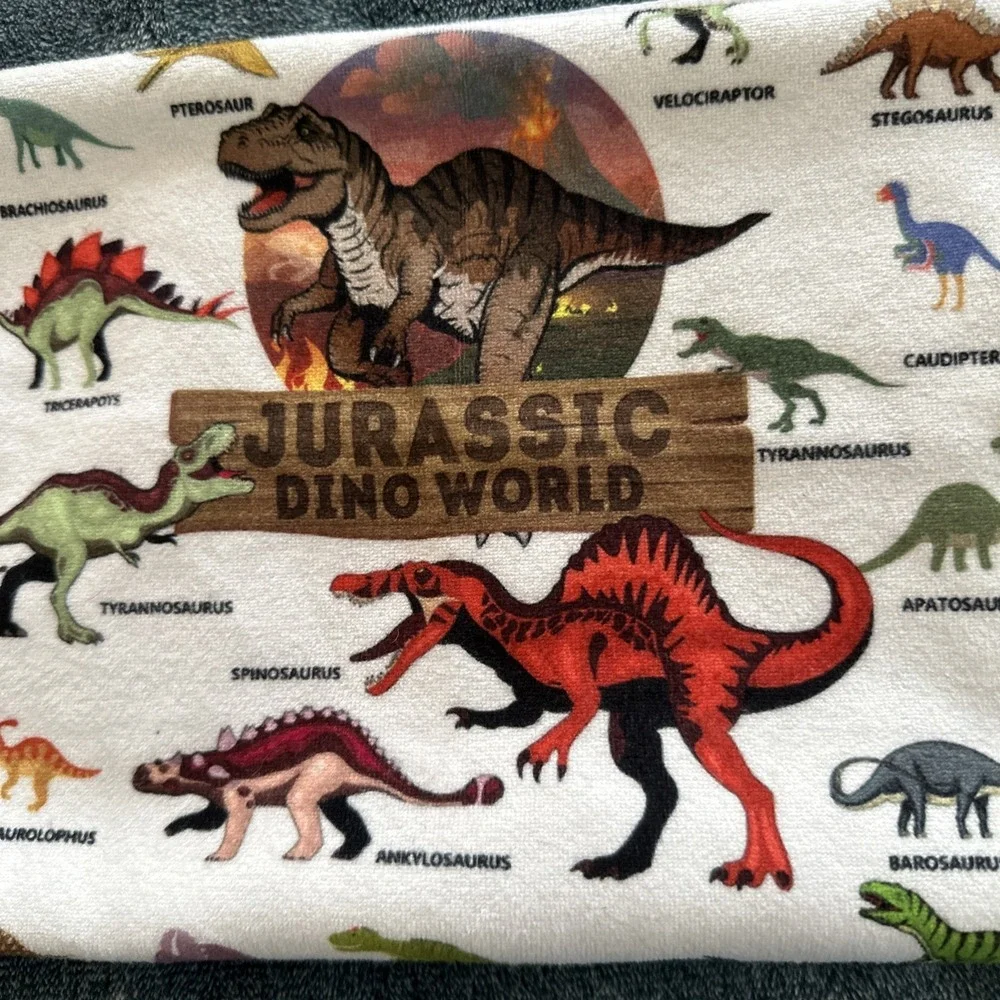 Jurassic Park Dino World Hand Towel Tyrannosaurus‎ Rex Soft 27 X 15